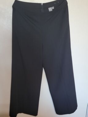 Worthington Black Wide-Leg Pull-On Pants